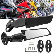 For YAMAHA YZF Stealth Mirrors Adjustable Side Mirror Rear View R1 R6 R125