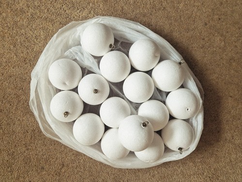 Polystyrene craft balls - polystyrene,