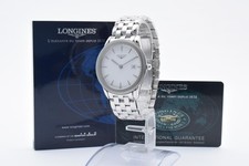 ▶️ [NEAR MINT] Longines L4.736.4 Flagship White Dial Quartz Men's Watch JAPAN