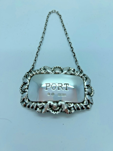 Solid silver port - solid, decanter