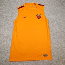 Roma Shirt Medium Orange Training Vest 2014 2015 Nike Football Soccer 2769