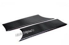 Fits MINI F56 Real Carbon Fibre Interior Door Handle Gel Overlays Sticker Cooper