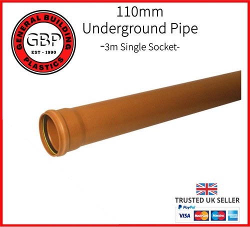 110mm underground drainage - 110mm,
