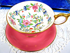 Aynsley pink cup & saucer