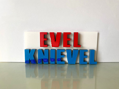 Evel knievel logo - evel, american