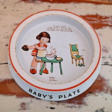 Vintage Shelley Baby’s Plate