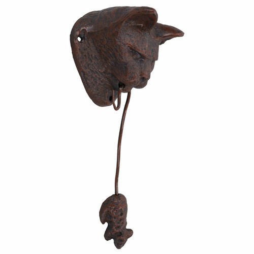 Cat mouse door knocker - door,