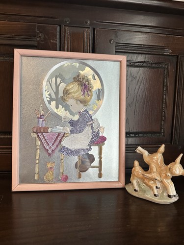 Vintage sarah kay style framed - sarah,