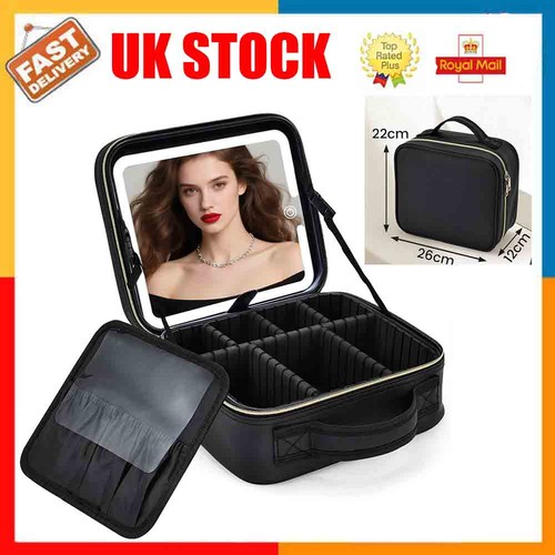 Makeup bag with light led - with,