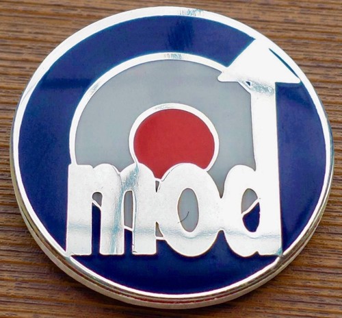 Scooter mod badge - -, text
