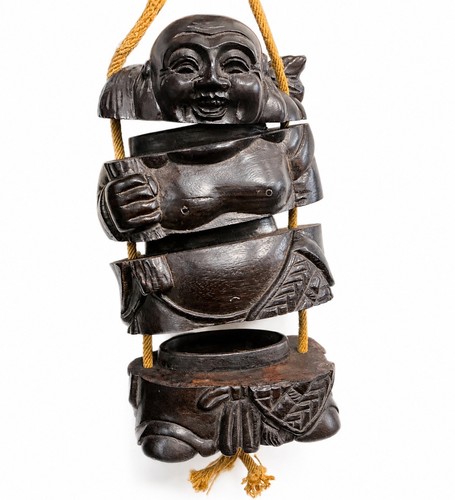 Antique japanese case hotei - antique, 4-case