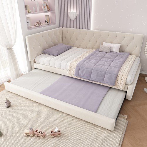 Upholstered sofa bed with - sofa,