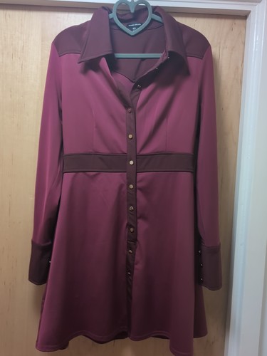 Karen millen burgundy dress - millen,