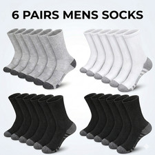 6 Pairs Mens Sports Socks