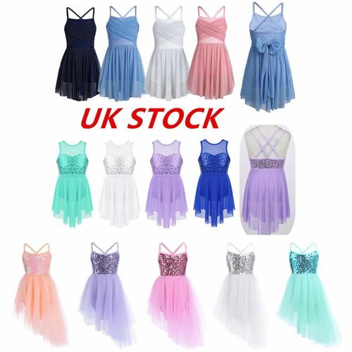 Girls sequins dance - girls, dress