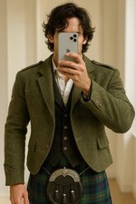 Vintage 1980s Khaki Argyll