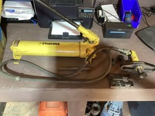 Enerpac P-80 Hydraulic Pump with 5 Ton Flange Spreader