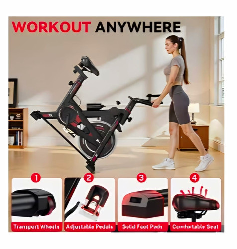 Upright folding exercise bike - upright,