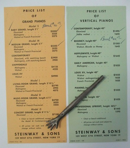 Lot steinway sons price - steinway,