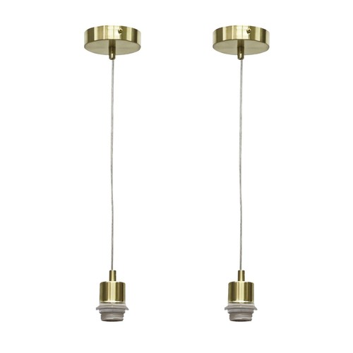 Set satin brass ceiling - 2,