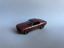 Dodge Challenger Concept 68 2014 Burgundy Red Hot Wheels Diecast Toy Car 