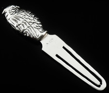 Sterling Silver OWL Bookmark