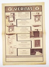 Veritas Sewing Machine Clemens Müller Dresden Advertising Print 1930s