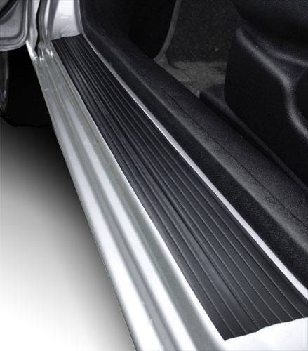 Satin black boot rear - boot, bumper