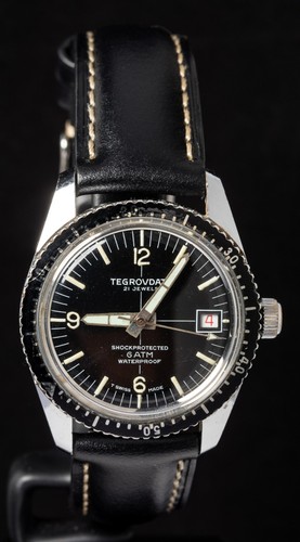 Tegrovdate diver black dial - tegrovdate,