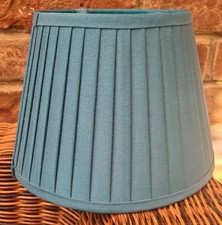 Teal Blue Lamp Shade Vintage