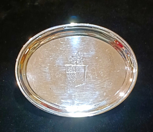 Georgian silver teapot stand - silver,