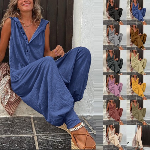 Womens button down jumpsuit - womens,