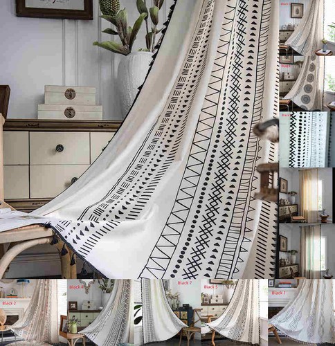 Bohemiay curtain slot top - uk,