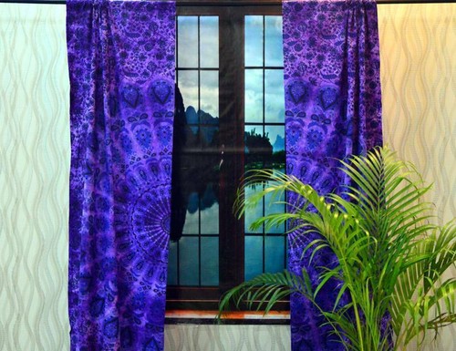 Indian tapestry curtain - indian, set