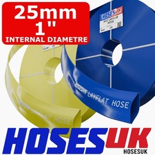 25mm Layflat Hose PVC Water Discharge Irrigation Pipe 1" Flexible Flat Hose
