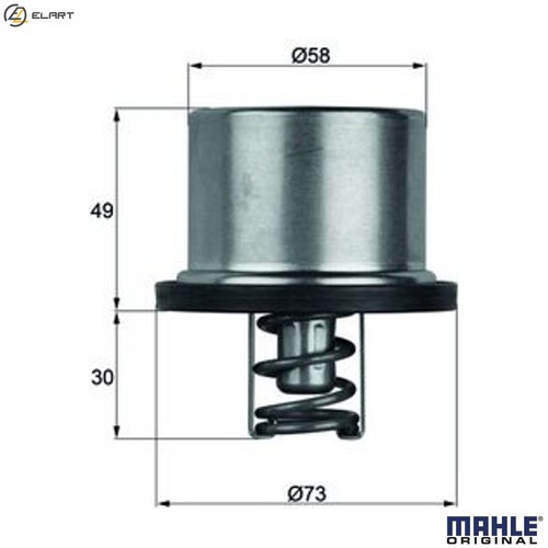 Thermostat coolant thd - thermostat,
