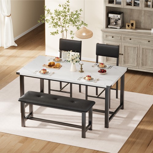 Farmhouse dining table set - table, for