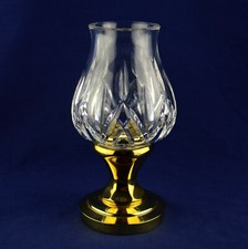 Waterford Crystal - Belmont - Hurricane Lamp 2-Piece Candleholder - 7-1/2" Tall