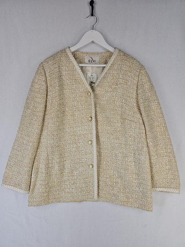 Nwt vintage elvi cream boucle - vintage,