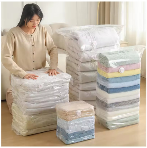 Pump vacuum storage bags - storage,
