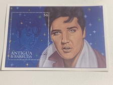 Elvis Presley Collectible Stamps Vintage Antigua Barbuda 1995