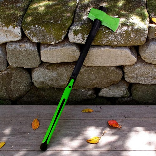 6lb maul axe - log, splitting
