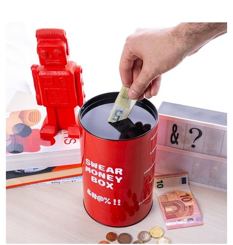 Swear money box - money,