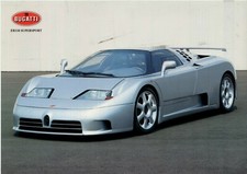 Bugatti EB 110 Supersport 1992-1995 UK Market Single Sheet Sales Brochure