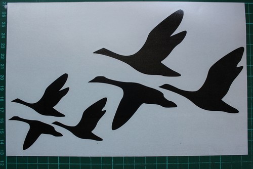 Flying geese stickers decals - flying,
