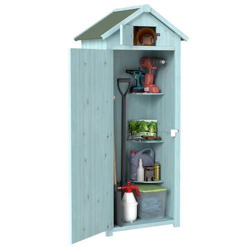 Outsunny wooden garden storage - wooden,