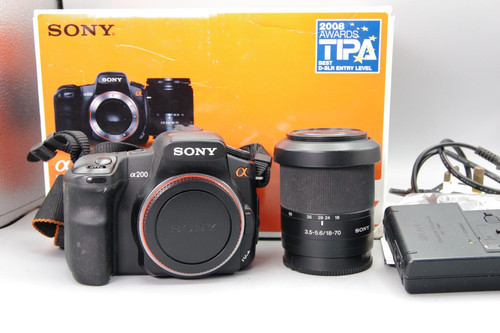 Sony a200 with - a200,