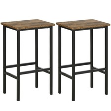 Homcom industrial bar stools - industrial,