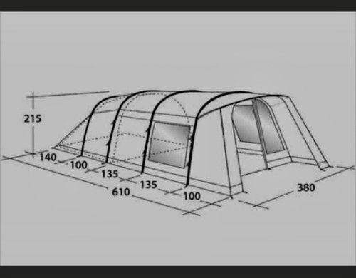 Outwell palm coast tunnel tent - outwell,