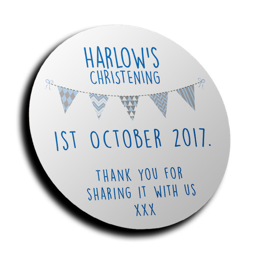 Sheet personalised blue - of,